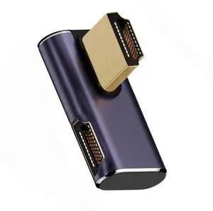 CY HDMI 2.1 Converter Adapter,HDMI Male Right Side to Female 90 Degree Right Angled Low Profile UHD Extension Converter Adapter CY HDMI 2.1 Converter Adapter,HDMI Male Right Side to Female 90 Degree Right Angled Low Profile UHD Extension Converter Adapter