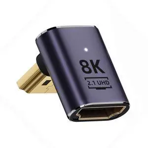 CY HDMI 2.1 Converter Adapter,HDMI Male to Female 90 Degree Down Angled Low Profile UHD Extension Converter Adapter CY HDMI 2.1 Converter Adapter,HDMI Male to Female 90 Degree Down Angled Low Profile UHD Extension Converter Adapter