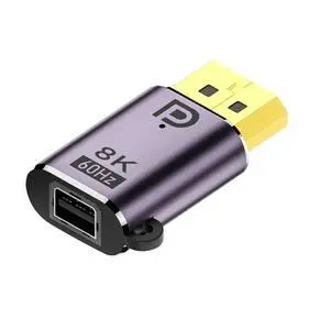 DP DisplayPort 1.4 Adapter Mini DisplayPort DP Female to DisplayPort DP Male 8K 60hz Adapter DP DisplayPort 1.4 Adapter Mini DisplayPort DP Female to DisplayPort DP Male 8K 60hz Adapter