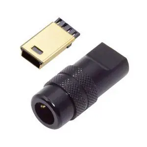 Mini USB DIY Connector Aluminum Alloy Mini USB 2.0 5Pin Male Plug Port Repair Replacement Solder Adapter for OD 4.0-6.0mm Cable Mini USB DIY Connector Aluminum Alloy Mini USB 2.0 5Pin Male Plug Port Repair Replacement Solder Adapter for OD 4.0-6.0mm Cable