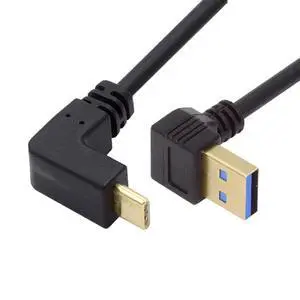 CY USB 3.1 Typc C USB-C Reversible Angled to 90 Degree Up Angled A Male Data Cable for Tablet Phone 100cm Type-08 CY USB 3.1 Typc C USB-C Reversible Angled to 90 Degree Up Angled A Male Data Cable for Tablet Phone 100cm Type-08