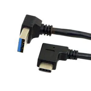 Reversible USB 3.1 Type C USB-C Angled to Up Angled 90 Degree A Male Data Cable for Tablet Mobile Phone 30cm Type-04 Reversible USB 3.1 Type C USB-C Angled to Up Angled 90 Degree A Male Data Cable for Tablet Mobile Phone 30cm Type-04