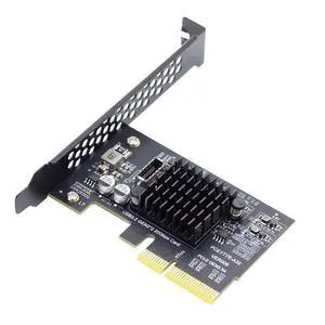 USB 3.2 Gen2x2 Type-E Front Panel Socket to PCI-E 4X PCI Express Expansion Card Adapter USB 3.2 Gen2x2 Type-E Front Panel Socket to PCI-E 4X PCI Express Expansion Card Adapter