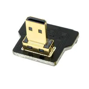 CYFPVHDMI Micro HDMI Type D Male Down Angled 90 Degree for FPV HDTV Multicopter Aerial Photography CYFPVHDMI Micro HDMI Type D Male Down Angled 90 Degree for FPV HDTV Multicopter Aerial Photography