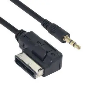 AMI to 3.5mm Media in AMI MDI to Stereo 3.5mm Audio Aux Adapter Cable for Car 2014 A4 A6 Q5 Q7 AMI to 3.5mm Media in AMI MDI to Stereo 3.5mm Audio Aux Adapter Cable for Car 2014 A4 A6 Q5 Q7
