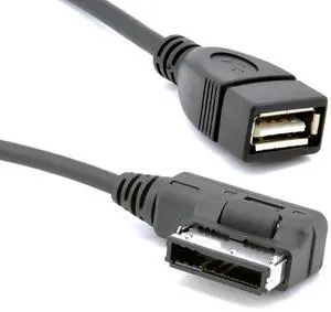 AMI to USB Cable Media in AMI MDI USB AUX Flash Drive Adapter Cable for Car VW Audi 2014 A4 A6 Q5 Q7 AMI to USB Cable Media in AMI MDI USB AUX Flash Drive Adapter Cable for Car VW Audi 2014 A4 A6 Q5 Q7
