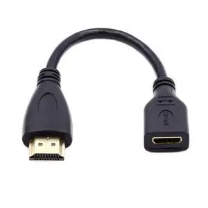 CY Mini HDMI Cable,Mini HDMI Type C Female to HDMI Type A Male Extension Cable for Camera HDTV 4K 1080P 15cm CY Mini HDMI Cable,Mini HDMI Type C Female to HDMI Type A Male Extension Cable for Camera HDTV 4K 1080P 15cm