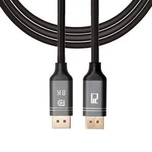 DisplayPort Cable 8K DisplayPort Cable Version 1.4 Support 8K 60 Hz, 4K 120 Hz DP to DP Cable for PC Laptop Monitor TV (5.0M) DisplayPort Cable 8K DisplayPort Cable Version 1.4 Support 8K 60 Hz, 4K 120 Hz DP to DP Cable for PC Laptop Monitor TV (5.0M)