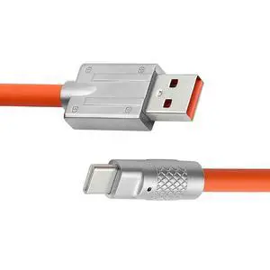 USB to USB C Cable,USB 2.0 Male to USB C Male Ultra Soft 120W Power Fast Charge Data Transfer Extension Cable 2.0M with Charging Indicator USB to USB C Cable,USB 2.0 Male to USB C Male Ultra Soft 120W Power Fast Charge Data Transfer Extension Cable 2.0M with Charging Indicator