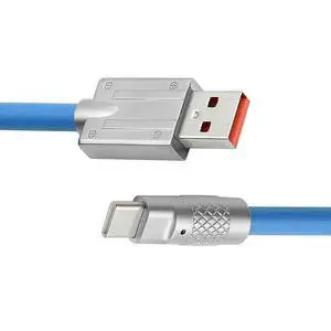 USB to USB C Cable,USB 2.0 Male to USB C Male Ultra Soft 120W Power Fast Charge Data Transfer Extension Cable with Charging Indicator 2.0M USB to USB C Cable,USB 2.0 Male to USB C Male Ultra Soft 120W Power Fast Charge Data Transfer Extension Cable with Charging Indicator 2.0M
