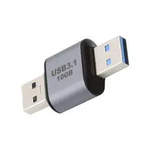 USB 3.1 Gen 2 Adapter,USB Male to USB Male 10Gbps Data Transfer 5V3A Fast Charging Aluminum Alloy Converter Adapter for Headphones/Disk/Phone USB 3.1 Gen 2 Adapter,USB Male to USB Male 10Gbps Data Transfer 5V3A Fast Charging Aluminum Alloy Converter Adapter for Headphones/Disk/Phone
