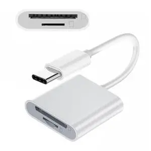 2 in 1 USB C to TF Micro SD SDXC SDHC Card Reader Adapter 480Mbps Compatible with Laptop Tablet Phone 2 in 1 USB C to TF Micro SD SDXC SDHC Card Reader Adapter 480Mbps Compatible with Laptop Tablet Phone