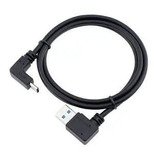 USB C to USB 3.0 90 Degree Left Angled Data Extension Cable for Tablet Mobile Phone Hard Disk Drive USB C to USB 3.0 90 Degree Left Angled Data Extension Cable for Tablet Mobile Phone Hard Disk Drive