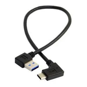 USB 3.0 to USB C 90 Degree Right Angled Data Extension Cable for Tablet Mobile Phone Hard Disk Drive 30cm USB 3.0 to USB C 90 Degree Right Angled Data Extension Cable for Tablet Mobile Phone Hard Disk Drive 30cm