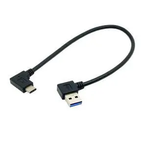 USB 3.0 to USB C 90 Degree Left Angled Data Extension Cable for Tablet Mobile Phone Hard Disk Drive 30cm USB 3.0 to USB C 90 Degree Left Angled Data Extension Cable for Tablet Mobile Phone Hard Disk Drive 30cm