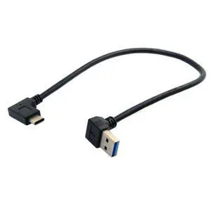 USB 3.0 to USB C 90 Degree Down Angled Data Extension Cable for Tablet Mobile Phone Hard Disk Drive 30cm USB 3.0 to USB C 90 Degree Down Angled Data Extension Cable for Tablet Mobile Phone Hard Disk Drive 30cm