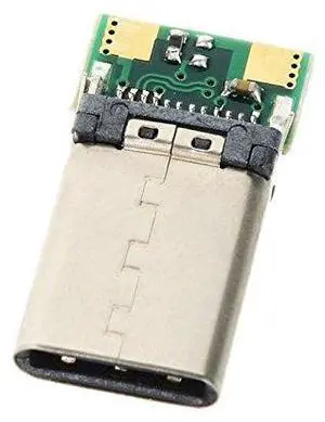 USB C DIY Connector USB 3.1 Type C 24Pin Male Plug Port Repair Replacement Solder Adapter with PCB Board USB C DIY Connector USB 3.1 Type C 24Pin Male Plug Port Repair Replacement Solder Adapter with PCB Board