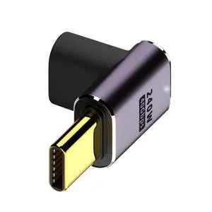 USB C Connector,USB4 Type C Male to Female 240W Power 40Gbps Data 8K Video Adapter Down Angled for NS Phone Laptop USB C Connector,USB4 Type C Male to Female 240W Power 40Gbps Data 8K Video Adapter Down Angled for NS Phone Laptop
