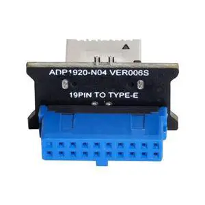 Motherboard 19/20Pin to USB 3.1 Type E Front Panel Vertical Type Socket Converter Adapter Motherboard 19/20Pin to USB 3.1 Type E Front Panel Vertical Type Socket Converter Adapter