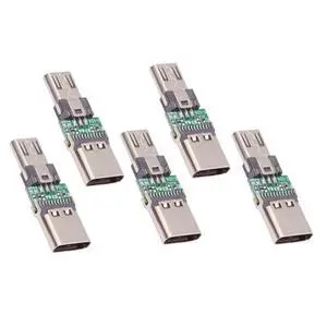 5 Pack Micro USB OTG Adapter Micro USB Male to USB C Female Mini Size Connector Adapter 5 Pack Micro USB OTG Adapter Micro USB Male to USB C Female Mini Size Connector Adapter