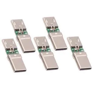 5 Pack Micro USB OTG Adapter Micro USB Female to USB C Male Mini Size Connector Adapter 5 Pack Micro USB OTG Adapter Micro USB Female to USB C Male Mini Size Connector Adapter