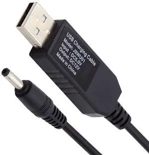USB Boost Charging Cable 3.28FT,USB 2.0 DC 5V to DC 12V 3.5x1.35mm Boost Power Cable for Router/Optical Modem USB Boost Charging Cable 3.28FT,USB 2.0 DC 5V to DC 12V 3.5x1.35mm Boost Power Cable for Router/Optical Modem