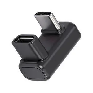 USB C Extender Adapter,USB 5.0 Type C Male to Female 180 Degree Angled Adapter Support 80Gbps Data Transfer PD 240W Fast Charging 16K/8K/5K Video Output USB C Extender Adapter,USB 5.0 Type C Male to Female 180 Degree Angled Adapter Support 80Gbps Data Transfer PD 240W Fast Charging 16K/8K/5K Video Output