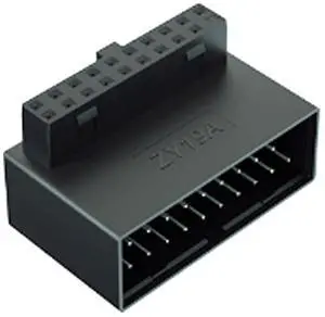 USB 3.0 Right Angled 90 Degree 19/20 Pin Male to Female Extension Adapter Motherboard Connector for Streamlined Cable Management & Effortless PC Assembly (A) USB 3.0 Right Angled 90 Degree 19/20 Pin Male to Female Extension Adapter Motherboard Connector for Streamlined Cable Management & Effortless PC Assembly (A)