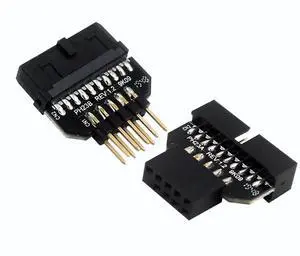 USB 2.0 9PIN Male to 19PIN Female Adapter and USB 19PIN Male to 9pin Female Adapter USB 2.0 9PIN Male to 19PIN Female Adapter and USB 19PIN Male to 9pin Female Adapter