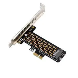 NVMe M.2 SSD to PCIe X1 Adapter Card, PCIe Express Expansion Card with Low Profile Bracket NVMe M.2 SSD to PCIe X1 Adapter Card, PCIe Express Expansion Card with Low Profile Bracket