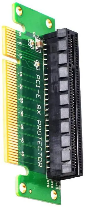 PCIE X8 Male to Female Riser Card, PCI Express PCI-E 8X Left 90 Degree AdapterSuitable for Server, Desktop, Bitcoin Mining Machine Transfer PCIE X8 Male to Female Riser Card, PCI Express PCI-E 8X Left 90 Degree AdapterSuitable for Server, Desktop, Bitcoin Mining Machine Transfer