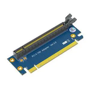 PCIe X16 90 Male to Female Degree Riser Card Steering Card, PCI Express PCI-E Adapter Card Slot Protection PCIe X16 90 Male to Female Degree Riser Card Steering Card, PCI Express PCI-E Adapter Card Slot Protection