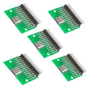 USB 3.1 TYPEC Female with PCB Test Socket Test Board USB-c Female pitch2.54mm pin USB 3.1 TYPEC Female with PCB Test Socket Test Board USB-c Female pitch2.54mm pin
