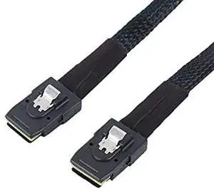 SFF-8087 Mini SAS 36Pin Male to Male MiniSAS Server Hard Disk Raid Data Internal Cable 1M(3.3FT) SFF-8087 Mini SAS 36Pin Male to Male MiniSAS Server Hard Disk Raid Data Internal Cable 1M(3.3FT)