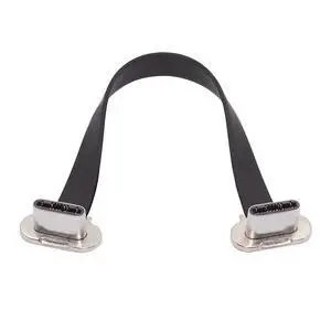 Cord Dual Angled Ultra Slim Flat USB-C Type C to USB-C Power USB2.0 Data Cable 65W Fast Charge for Laptop Tablet Phone Cord Dual Angled Ultra Slim Flat USB-C Type C to USB-C Power USB2.0 Data Cable 65W Fast Charge for Laptop Tablet Phone