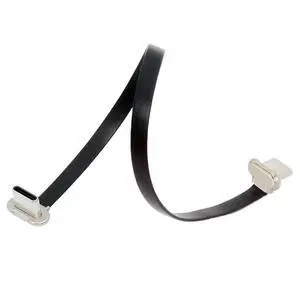 Cord Angled USB-C Type C to USB-C Ultra Slim Flat Power USB2.0 Data Cable 65W Fast Charge for Laptop Tablet Phone (15cm) Cord Angled USB-C Type C to USB-C Ultra Slim Flat Power USB2.0 Data Cable 65W Fast Charge for Laptop Tablet Phone (15cm)