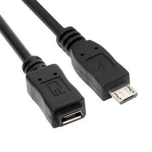 USB 2.0 Micro USB 5Pin Male to Female Extension Cable - Hi Speed Data & Power (20cm) USB 2.0 Micro USB 5Pin Male to Female Extension Cable - Hi Speed Data & Power (20cm)