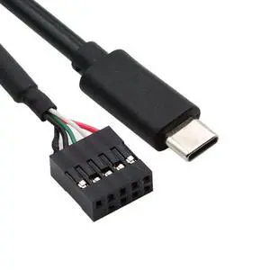 Cable USB 2.0 Motherboard 9pin 10pin Header to Type-C USB-C Cable 50cm for Mini Monitor Sensor Panel Camera Cable USB 2.0 Motherboard 9pin 10pin Header to Type-C USB-C Cable 50cm for Mini Monitor Sensor Panel Camera
