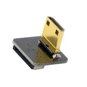 CYFPVHDMI Mini HDMI Type C Male Connector Up Angled 90 Degree for FPV HDTV Multicopter Aerial Photography CYFPVHDMI Mini HDMI Type C Male Connector Up Angled 90 Degree for FPV HDTV Multicopter Aerial Photography