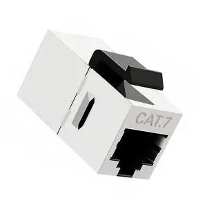Adapter 10-Gigabit UTP CAT7 Keystone Coupler RJ45 Female to Female Shield 8P8C UTP STP Keystone Inline Coupler Adapter 10-Gigabit UTP CAT7 Keystone Coupler RJ45 Female to Female Shield 8P8C UTP STP Keystone Inline Coupler