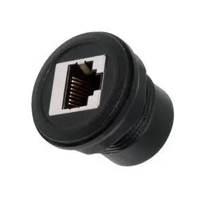 Waterproof UTP STP RJ45 Female to CAT5E Female Networking Patch Extension Adapter Coupler Car Panel Mount Design Waterproof UTP STP RJ45 Female to CAT5E Female Networking Patch Extension Adapter Coupler Car Panel Mount Design