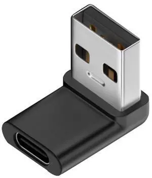 USB-C Type C Female 90 Degree Up Angled to USB 3.0 A Male Data Adapter for Laptop Desktop USB-C Type C Female 90 Degree Up Angled to USB 3.0 A Male Data Adapter for Laptop Desktop