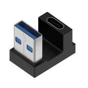 USB-C Type C Female Opposite U Shape Back Angled to USB 3.0 A Male Data Adapter for Laptop Desktop USB-C Type C Female Opposite U Shape Back Angled to USB 3.0 A Male Data Adapter for Laptop Desktop