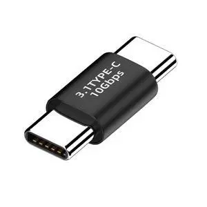 10Gbps USB 3.1 Type-C Male to Male Extension Power Data Video Adapter Reversible for Laptop Phone 10Gbps USB 3.1 Type-C Male to Male Extension Power Data Video Adapter Reversible for Laptop Phone
