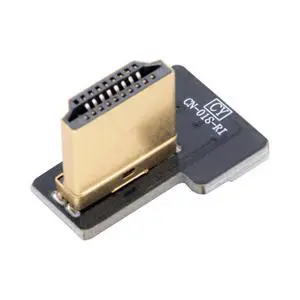 1pc Standard HDMI Type-A Male Connector Right Angled 90 Degree Flat FPC 1080p Compatible with FPV HDTV Camera Multicopter Aerial Photography 1pc Standard HDMI Type-A Male Connector Right Angled 90 Degree Flat FPC 1080p Compatible with FPV HDTV Camera Multicopter Aerial Photography