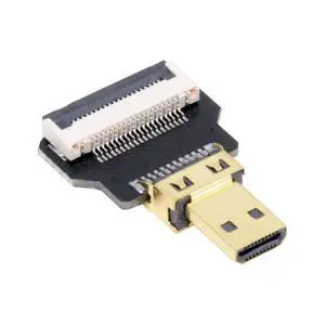 1pc Micro HDMI Type-D Male Connector Straight Type Flat FPC 1080p Compatible with FPV HDTV Camera Multicopter Aerial Photography 1pc Micro HDMI Type-D Male Connector Straight Type Flat FPC 1080p Compatible with FPV HDTV Camera Multicopter Aerial Photography