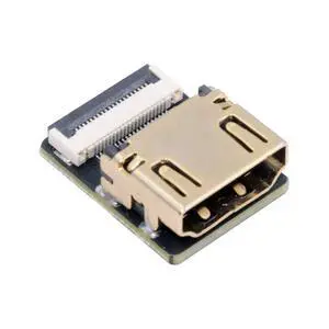 1pc Standard HDMI Type-A Female Flat FPC Connector Straight Type 1080p Compatible with FPV HDTV Camera Multicopter Aerial Photography 1pc Standard HDMI Type-A Female Flat FPC Connector Straight Type 1080p Compatible with FPV HDTV Camera Multicopter Aerial Photography