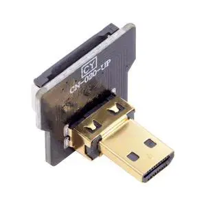 1pc Micro HDMI Type-D Male Connector Up Angled 90 Degree Flat FPC 1080p Compatible with FPV HDTV Camera Multicopter Aerial Photography 1pc Micro HDMI Type-D Male Connector Up Angled 90 Degree Flat FPC 1080p Compatible with FPV HDTV Camera Multicopter Aerial Photography