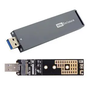 USB 3.0 to Single Protocol Channel NVME M-Key M.2 PCI-E 2280 2260 2242 2230 SSD External PCBA Case Conveter Adapter JMS583 Chipset USB 3.0 to Single Protocol Channel NVME M-Key M.2 PCI-E 2280 2260 2242 2230 SSD External PCBA Case Conveter Adapter JMS583 Chipset