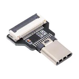 1pc USB-C USB2.0 Type-C Male Connector Straight Type Flat FPC 480Mbps Data Power Compatible with FPV Camera Multicopter Aerial Photography 1pc USB-C USB2.0 Type-C Male Connector Straight Type Flat FPC 480Mbps Data Power Compatible with FPV Camera Multicopter Aerial Photography